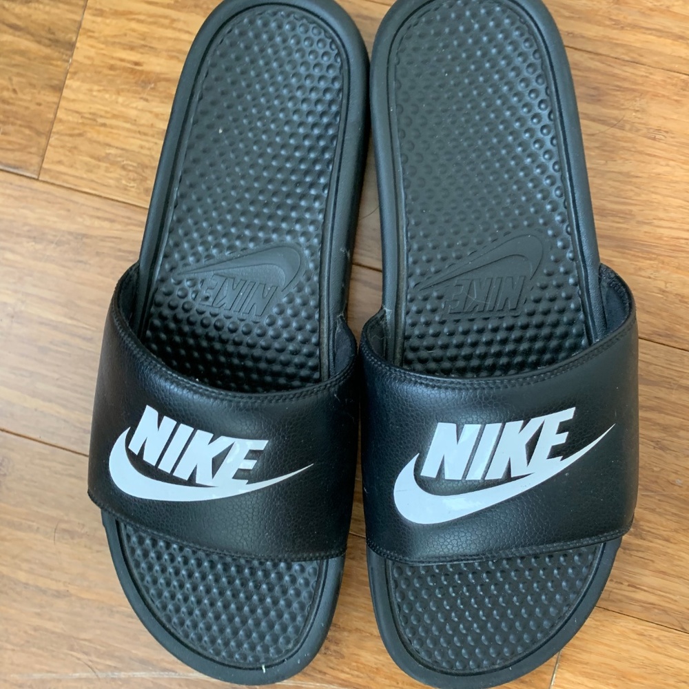 Nike Black Slide Ons Size 13 EUC